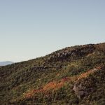 Viaduct bridge on the Blue Ridge Parkway in Blowing Rock, North Carolina