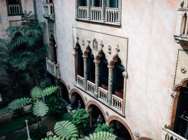 Courtyard windows