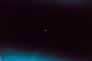The last few seconds of sunlight are observed as the sun shrinks to a sliver.