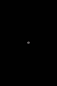 In totality, the moon completely blocks the sun.